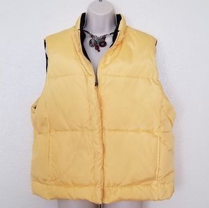 Gap Warmest Puffer Vest Yellow XL NWT